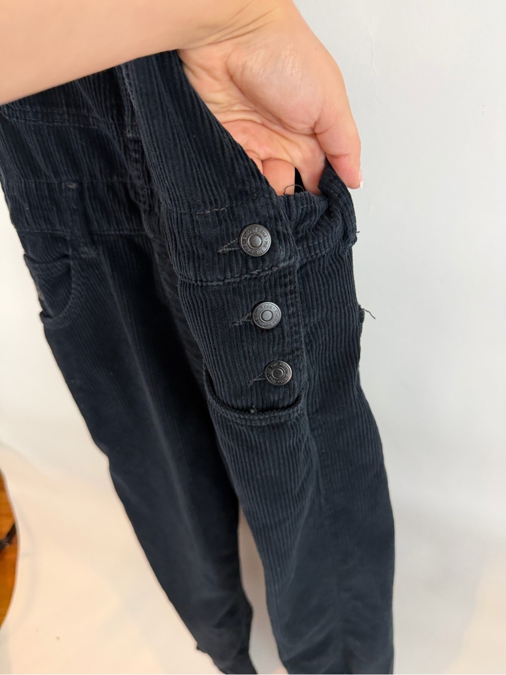 Free People We The Free Ziggy Denim Overall in Mineral Black - Picture 7 of 9
